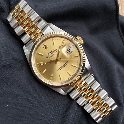 rolex datejust 16233 two tone box papers|Rolex Datejust 16233 for sale.